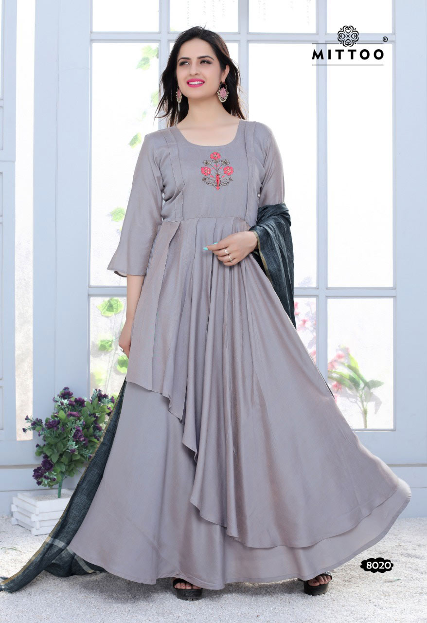 Prasang Vol-4 Mittoo Muslin Anarkali Dupatta Kurti Prasang Vol-4 Mittoo Muslin Anarkali Dupatta Kurti